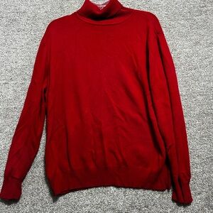 Country Shop Woman’s Vintage Cashmere Turtleneck Sweater Size Large *flaws